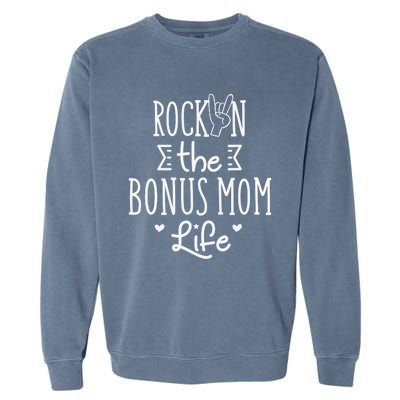 Bonus Mom Life - Mothers Day Gift Best Step Mom Outfit Garment-Dyed Sweatshirt