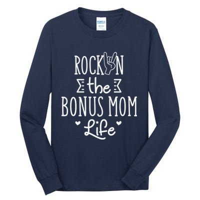 Bonus Mom Life - Mothers Day Gift Best Step Mom Outfit Tall Long Sleeve T-Shirt