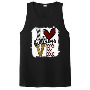 Bulldogs Mascot Love School Spirit Fantastic Gifts PosiCharge Competitor Tank