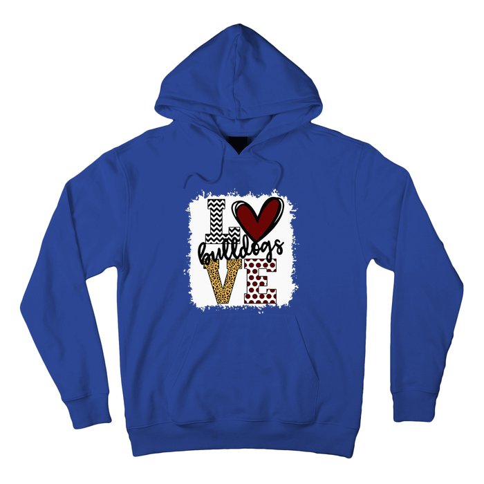 Bulldogs Mascot Love School Spirit Fantastic Gifts Hoodie