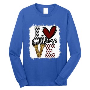 Bulldogs Mascot Love School Spirit Fantastic Gifts Long Sleeve Shirt