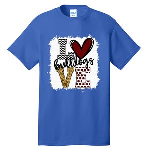 Bulldogs Mascot Love School Spirit Fantastic Gifts Tall T-Shirt