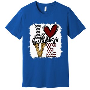 Bulldogs Mascot Love School Spirit Fantastic Gifts Premium T-Shirt