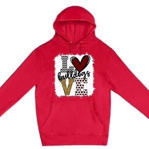 Bulldogs Mascot Love School Spirit Fantastic Gifts Premium Pullover Hoodie