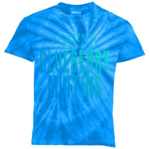 Blueberry Muffins Lover Powered By Blueberry Muffins Gift Kids Tie-Dye T-Shirt