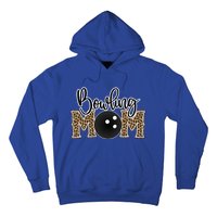 Bowling Mom Leopard Print Proud Bowling Mother Gift Hoodie