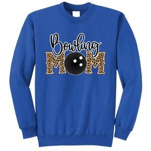 Bowling Mom Leopard Print Proud Bowling Mother Gift Sweatshirt