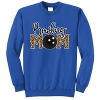 Bowling Mom Leopard Print Proud Bowling Mother Gift Sweatshirt