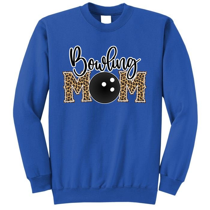 Bowling Mom Leopard Print Proud Bowling Mother Gift Sweatshirt