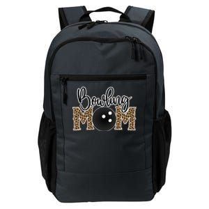 Bowling Mom Leopard Print Proud Bowling Mother Gift Daily Commute Backpack