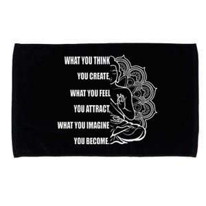 Buddha Meditation Law Of Attraction Microfiber Hand Towel