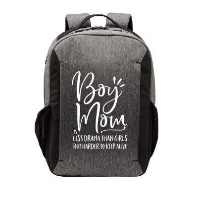 Boy Mom Less Drama Than Girl But Harder To Keep Alive Vector Backpack