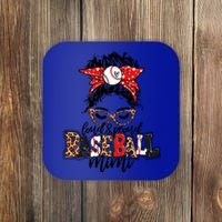 Baseball Mimi Leopard Meaningful Gift Loud And Proud Baseball Mimi Gift Coaster