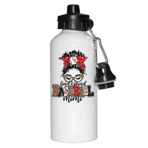 Baseball Mimi Leopard Meaningful Gift Loud And Proud Baseball Mimi Gift Aluminum Water Bottle