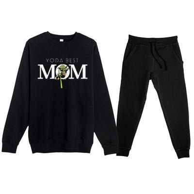 Best Mom Lightsaber Mother’S Day Gift Premium Crewneck Sweatsuit Set