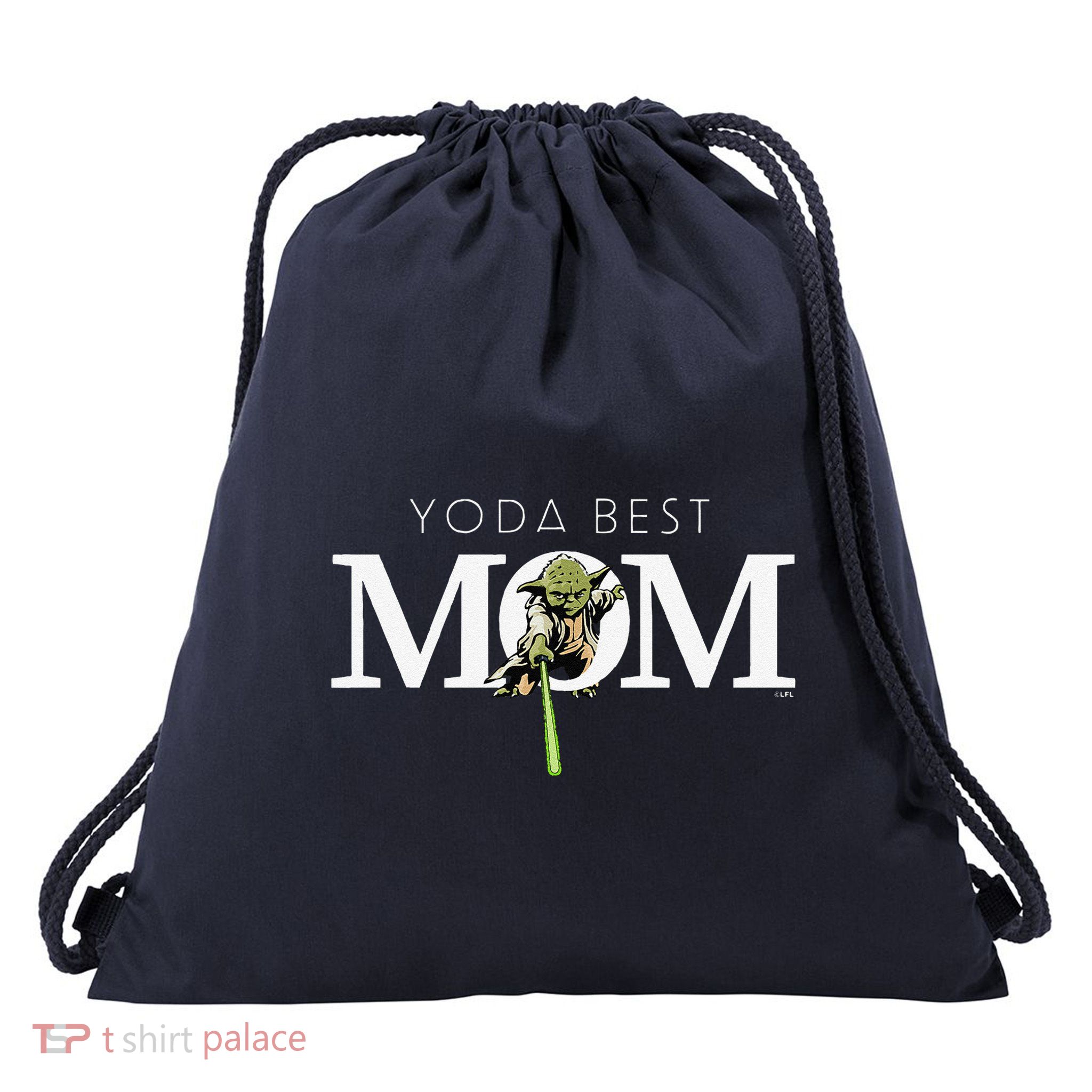 Best Mom Lightsaber Mother’S Day Gift Drawstring Bag
