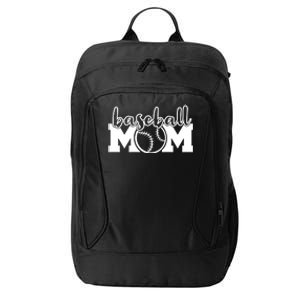 Baseball Mom Life Baller Parent Gameday Softball Mama Gift Meaningful Gift City Backpack