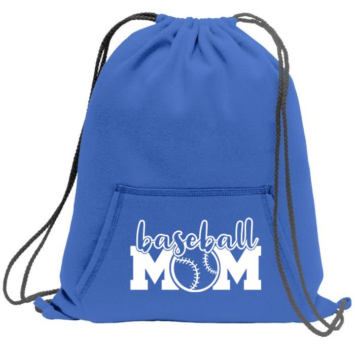 Baseball Mom Life Baller Parent Gameday Softball Mama Gift Meaningful Gift Sweatshirt Cinch Pack Bag