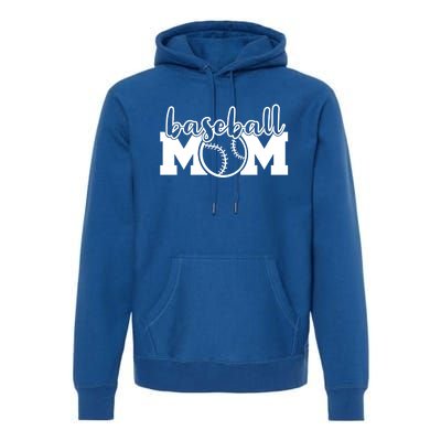 Baseball Mom Life Baller Parent Gameday Softball Mama Gift Meaningful Gift Premium Hoodie