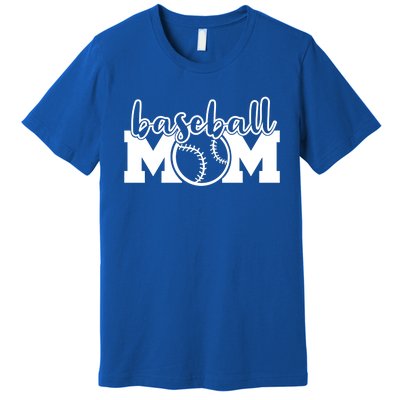 Baseball Mom Life Baller Parent Gameday Softball Mama Gift Meaningful Gift Premium T-Shirt