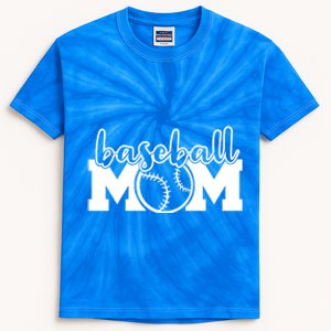 Baseball Mom Life Baller Parent Gameday Softball Mama Gift Meaningful Gift Kids Tie-Dye T-Shirt