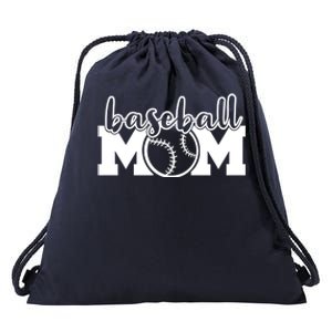 Baseball Mom Life Baller Parent Gameday Softball Mama Gift Meaningful Gift Drawstring Bag