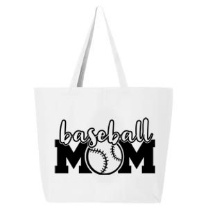 Baseball Mom Life Baller Parent Gameday Softball Mama Gift Meaningful Gift 25L Jumbo Tote