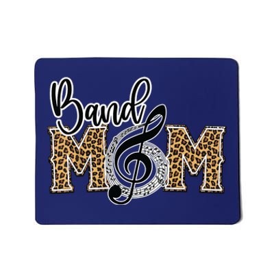 Band Mom Leopard Print Proud Band Mom Musical Marching Band Mousepad