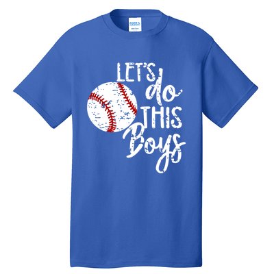 Baseball Mom Lets Do This Spirit Wear Gift Tall T-Shirt