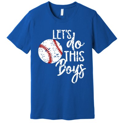 Baseball Mom Lets Do This Spirit Wear Gift Premium T-Shirt