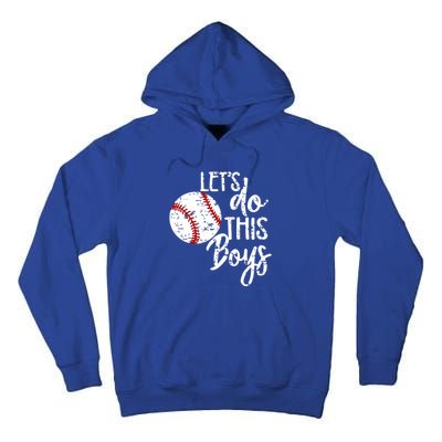 Baseball Mom Lets Do This Spirit Wear Gift Tall Hoodie