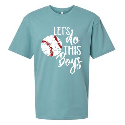 Baseball Mom Lets Do This Spirit Wear Gift Sueded Cloud Jersey T-Shirt