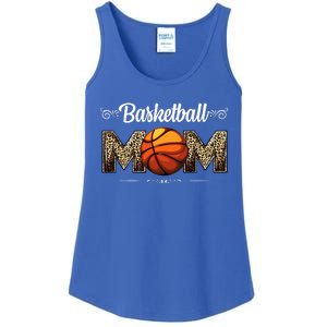 Basketball Mom Leopard Funny Ball Mom MotherS Day Mommy Ladies Essential Tank