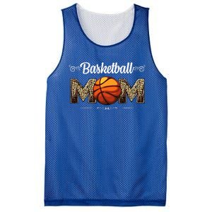 Basketball Mom Leopard Funny Ball Mom MotherS Day Mommy Mesh Reversible Basketball Jersey Tank