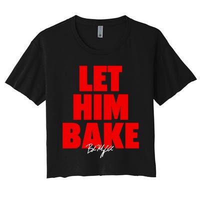 Baker Mayfield Let Him Bake Women's Crop Top Tee