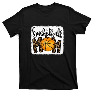 Basketball Mom Leopard Basketball Mama T-Shirt