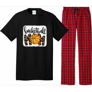 Basketball Mom Leopard Basketball Mama Pajama Set