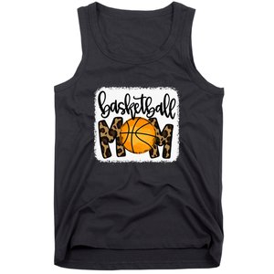 Basketball Mom Leopard Basketball Mama Tank Top