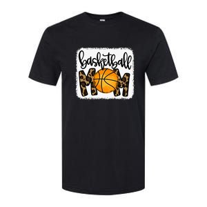 Basketball Mom Leopard Basketball Mama Softstyle CVC T-Shirt