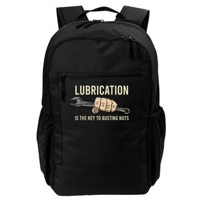 Boredkoalas Mechanic Lubrication Is The Key Funny Machinist Profession  Daily Commute Backpack