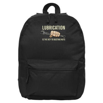 Boredkoalas Mechanic Lubrication Is The Key Funny Machinist Profession  16 in Basic Backpack