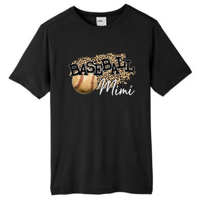 Baseball Mimi Leopard gift for Mother's Day Tall Fusion ChromaSoft Performance T-Shirt