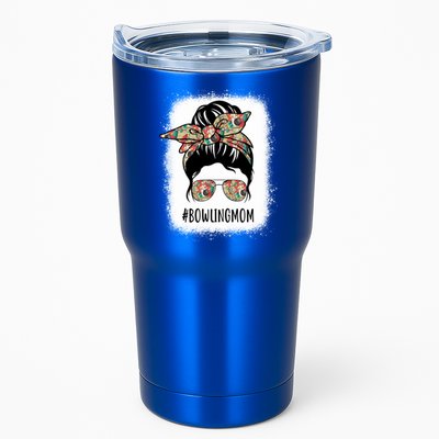 Bowling Mom Life Messy Bun Hair Bleached Great Gift Tumbler