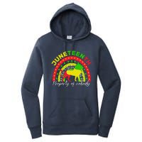 Boho Melanin Lion Black Juneteenth Property Of Nobody 1865 Women's Pullover Hoodie