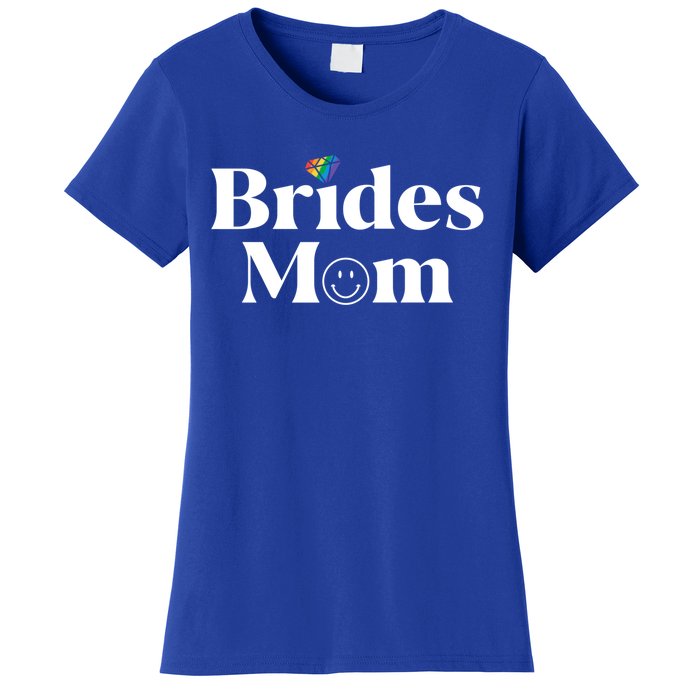 Brides Mom Lesbian Bachelorette Party Pride Beach Squad Gift Women's T-Shirt