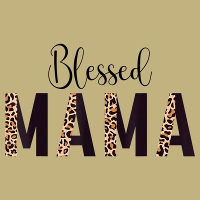 Blessed Mama Leopard Print Mom Thanksgiving Mothers Day T-Shirt