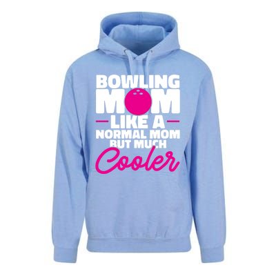 Bowling Mom Like A Normal Mom But Much Cooler Bowler Meaningful Gift Unisex Surf Hoodie