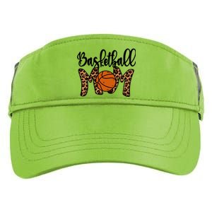 Basketball Mom Leopard Basketball Mama Mothers Day Mom Gift Adult Drive Performance Visor