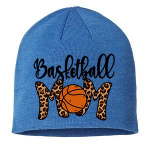 Basketball Mom Leopard Basketball Mama Mothers Day Mom Gift Sustainable Beanie