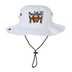 Basketball Mom Leopard Basketball Mama Mothers Day Mom Gift Legacy Cool Fit Booney Bucket Hat